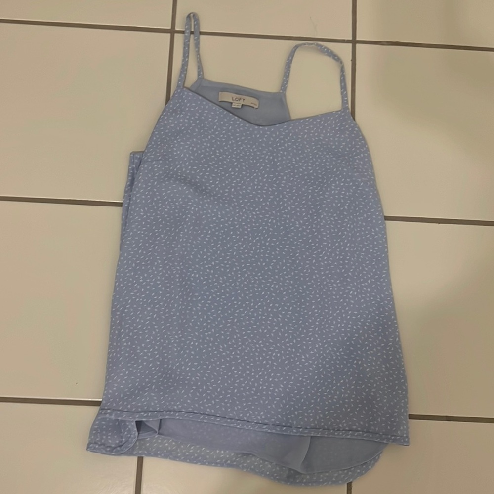 Loft Blue Blouse